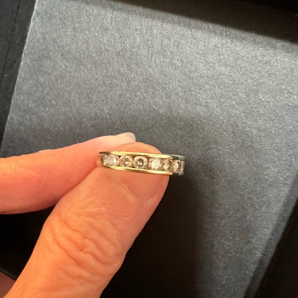 Diamond Wedding Band - Picture 2 of 10